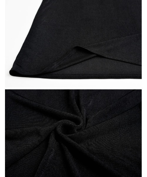 Re:EDIT(リエディ)の「レイヤードチュールタンクトップ(タンクトップ・レディース・アイボリー/ブラック・LARGE/MEDIUM)」の15枚目の写真