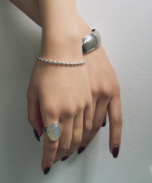 Spick&span SAMH by LILAS シルバーワイドバングル未使用 SAMH by LILAS】20mmワイドバングル SV（ブレスレット）｜Lilas