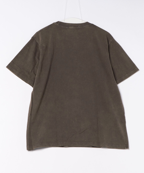 HOOK（フック）の「HOOK -select-　英字プリントウォッシュビッグTEE (SS)（Tシャツ/カットソー・メンズ・ダークグリーン/グレー・M/L/XL）」の19枚目の写真