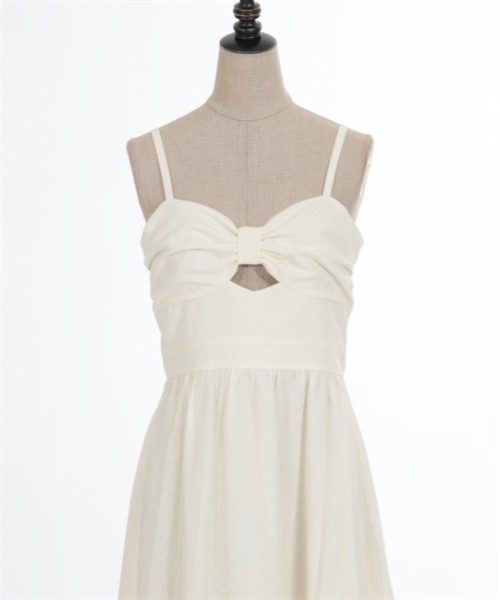 axes femme POETIQUE リボンデザインチュールワンピース axes femme POETIQUE（アクシーズファムポエティック）の