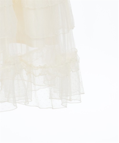 axes femme POETIQUE リボンデザインチュールワンピース リボンデザインチュールワンピース | outlet | axes femme