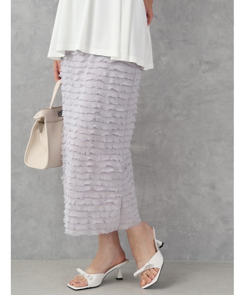 fifth(フィフス)の「フリルスカート(スカート・レディース・ホワイト/グレー/ブラック・M)」の3枚目の写真