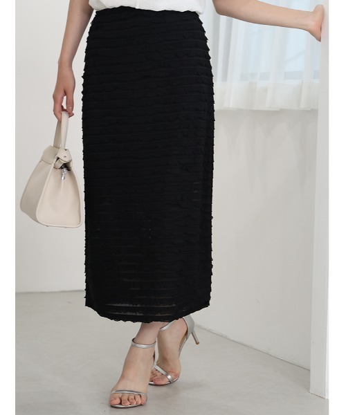 fifth(フィフス)の「フリルスカート(スカート・レディース・ホワイト/グレー/ブラック・M)」の2枚目の写真