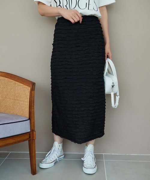 fifth(フィフス)の「フリルスカート(スカート・レディース・ホワイト/グレー/ブラック・M)」の9枚目の写真