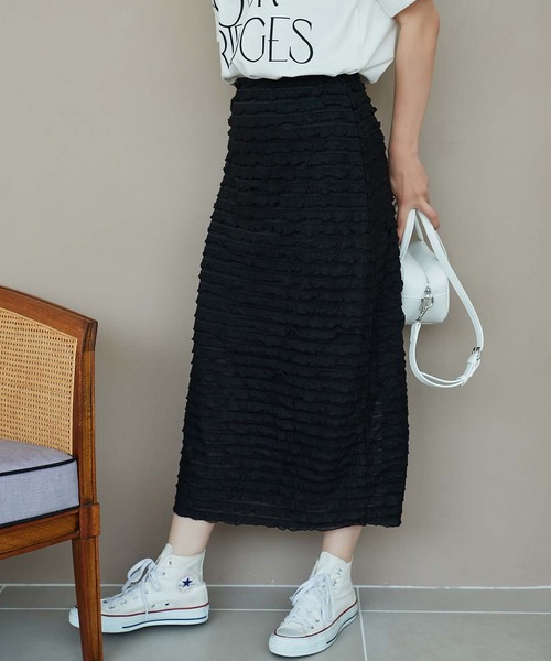 fifth(フィフス)の「フリルスカート(スカート・レディース・ホワイト/グレー/ブラック・M)」の10枚目の写真