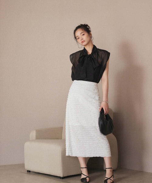 fifth(フィフス)の「フリルスカート(スカート・レディース・ホワイト/グレー/ブラック・M)」の5枚目の写真