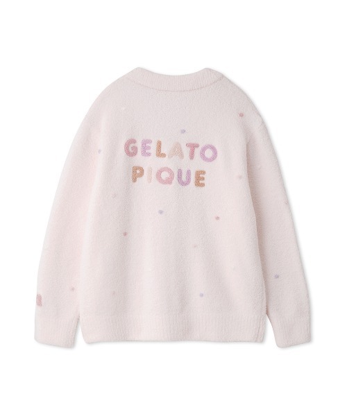 ジェラートピケ ベビモコドットカーディガン【タグ付き　新品】 gelato pique（ジェラートピケ）の「ベビモコドットカーディガン