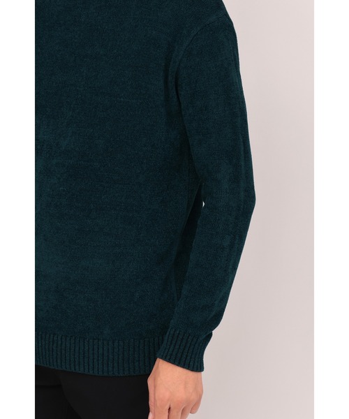 HIGH STREET（ハイストリート）の「HIGH STREET∴MIXモールタートルネックニット（ニット/セーター・メンズ・ブラック/ホワイト/ブルー/ダークグリーン・LL/M/L）」の20枚目の写真