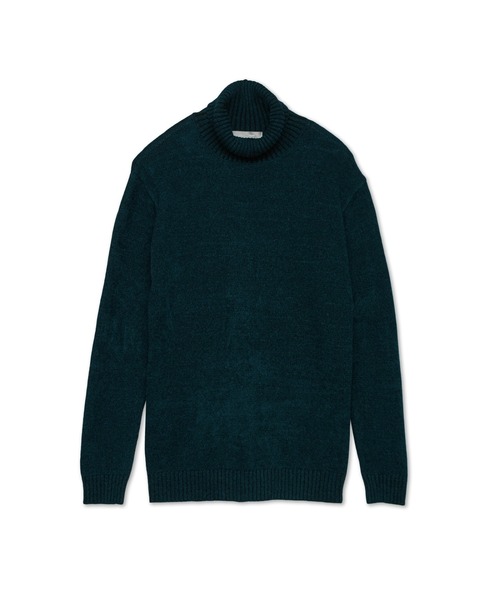 HIGH STREET（ハイストリート）の「HIGH STREET∴MIXモールタートルネックニット（ニット/セーター・メンズ・ブラック/ホワイト/ブルー/ダークグリーン・LL/M/L）」の18枚目の写真