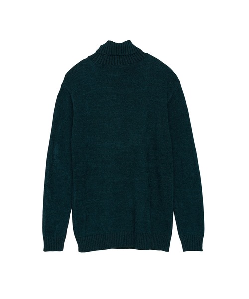 HIGH STREET（ハイストリート）の「HIGH STREET∴MIXモールタートルネックニット（ニット/セーター・メンズ・ブラック/ホワイト/ブルー/ダークグリーン・LL/M/L）」の17枚目の写真