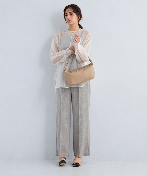 green label relaxing(グリーンレーベルリラクシング)の「<PRATO MADE IN ITALY>ワンハンドル バッグ(ショルダーバッグ・レディース・ベージュ/コバルトブルー/ブラック・FREE)」の9枚目の写真