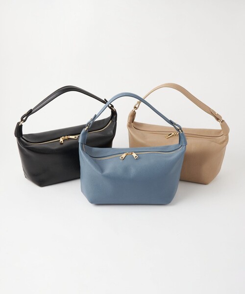 green label relaxing(グリーンレーベルリラクシング)の「<PRATO MADE IN ITALY>ワンハンドル バッグ(ショルダーバッグ・レディース・ベージュ/コバルトブルー/ブラック・FREE)」の13枚目の写真