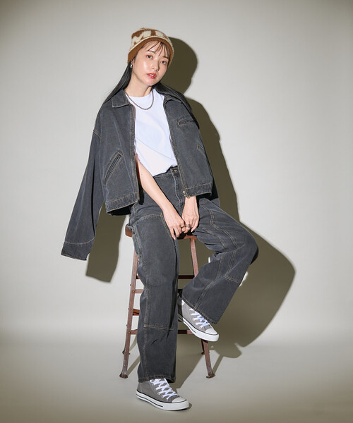 FREAK'S STORE(フリークスストア)の「UMBRO × FREAK'S STORE/アンブロ 別注 モヘアビーニー/ニットキャップ(ニットキャップ/ビーニー・レディース・ブラック/ナチュラル/ネイビー/ブラウン・ONE SIZE)」の8枚目の写真