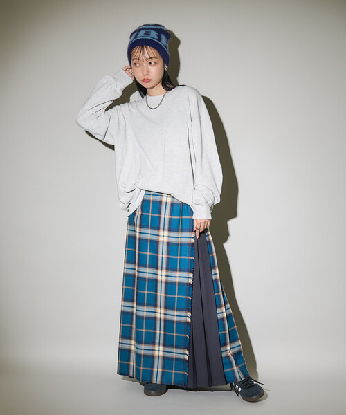 FREAK'S STORE(フリークスストア)の「UMBRO × FREAK'S STORE/アンブロ 別注 モヘアビーニー/ニットキャップ(ニットキャップ/ビーニー・レディース・ブラック/ナチュラル/ネイビー/ブラウン・ONE SIZE)」の13枚目の写真