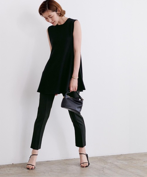 UR'S（ユアーズ）の「パールデザインペプラムニット（タンクトップ・レディース・ネイビー/グレー/ブラック・M/L/S）」の11枚目の写真