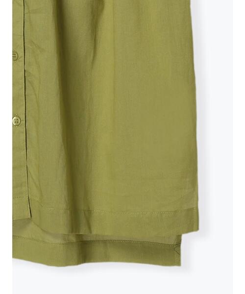 Samansa Mos2 blue（サマンサモスモスブルー）の「【Made in India】ボイルギャザーブラウス（シャツ/ブラウス・レディース・ブルー/グリーン/カーキ/ブラック・F）」の11枚目の写真