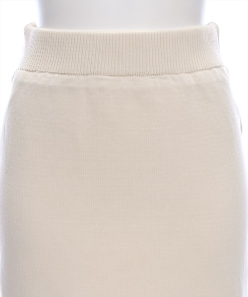 clear（クリア）の「ニットアイラインスカート [着回し シンプル]≪2024AW新作≫（スカート・レディース・ブラック/アイボリー・S/M）」の10枚目の写真