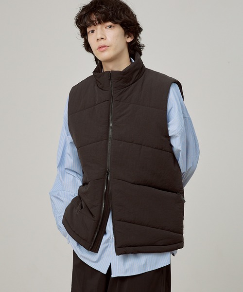 【セール】YOEL - Nylon padded vest / ナイロンパデットベスト（ベスト）｜YOEL（ヨエル） 6,600円