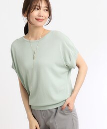 Reflect | 【人気♪／WEB限定カラーあり／洗える／二の腕カバー◎】ボートネックニット(ニット/セーター)