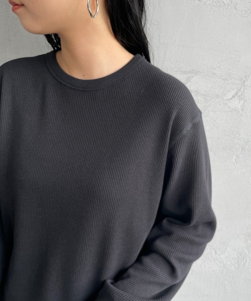ハニカムワッフルボーダーTシャツ URBAN RESEARCH ITEMS｜ハニカムワッフルボーダーTシャツ