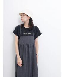 リネンライクキャミワンピース