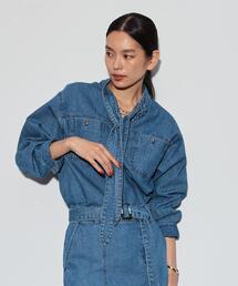 GALLEST | リボンデニムシャツ(シャツ/ブラウス)