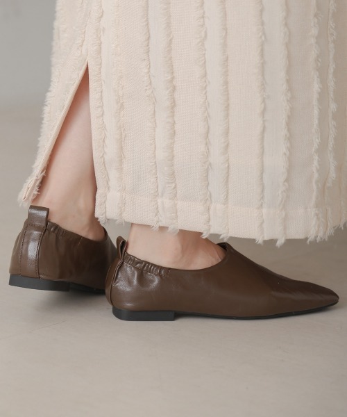 Bab（バブ）の「スクエアトゥシューズ（パンプス・レディース・アイボリー/ブラック/ブラウン・37/38）」の14枚目の写真