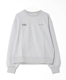 Embroidery logo crew sweat