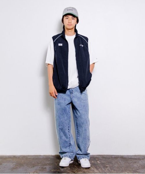 GLAZOS(グラソス)の「【大人向けサイズあり】ロゴジップアップベスト(ベスト・キッズ・ネイビー/ブラック・M/S/LL/L)」の7枚目の写真