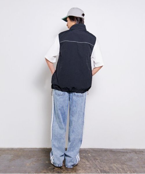 GLAZOS(グラソス)の「【大人向けサイズあり】ロゴジップアップベスト(ベスト・キッズ・ネイビー/ブラック・M/S/LL/L)」の9枚目の写真