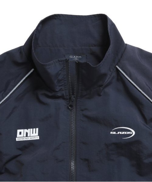 GLAZOS(グラソス)の「【大人向けサイズあり】ロゴジップアップベスト(ベスト・キッズ・ネイビー/ブラック・M/S/LL/L)」の10枚目の写真