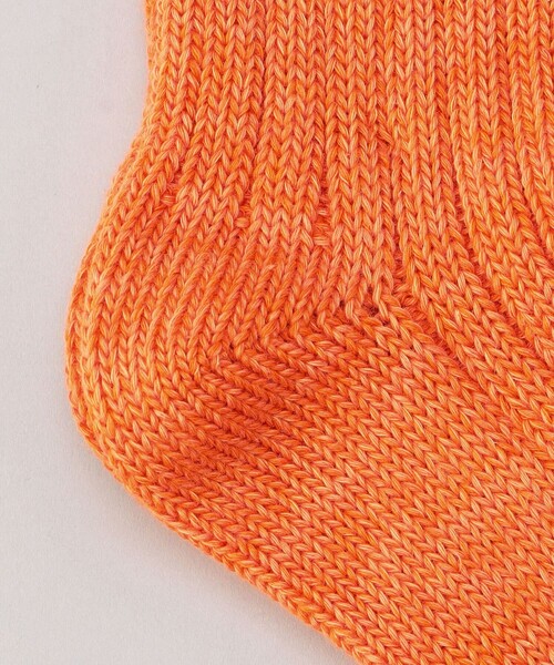 coen（コーエン）の「Robert P．Miller（ロバートピーミラー）カラーリブソックス（ソックス/靴下・レディース・オフホワイト/ダークグリーン/オレンジ/パープル・FREE）」の6枚目の写真