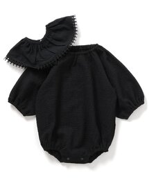 apres les cours | つけ襟付きボディスーツ(ロンパース)