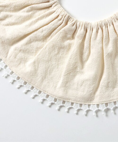 apres les cours(アプレレクール)の「つけ襟付きボディスーツ(ロンパース・キッズ・ブラック/アイボリー・70/80)」の11枚目の写真