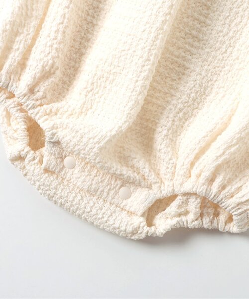 apres les cours(アプレレクール)の「つけ襟付きボディスーツ(ロンパース・キッズ・ブラック/アイボリー・70/80)」の5枚目の写真