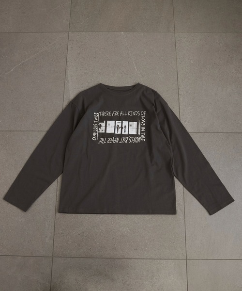 ANGIE(アンジー)の「フォト メタリック ロゴ ロンT(Tシャツ/カットソー・レディース・ホワイト×ゴールド/ホワイト×シルバー/ダークグレー・FREE)」の19枚目の写真