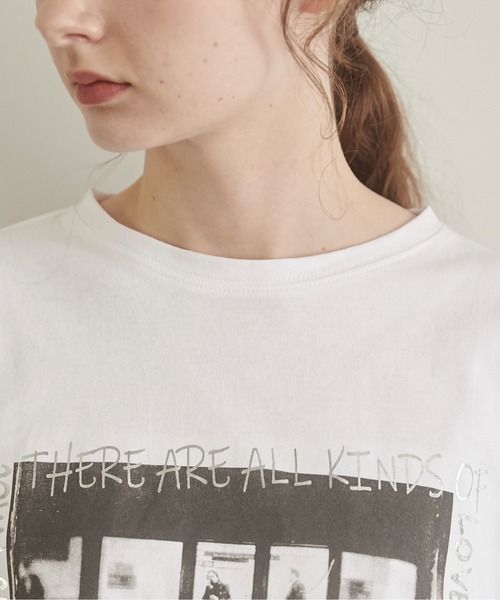 ANGIE(アンジー)の「フォト メタリック ロゴ ロンT(Tシャツ/カットソー・レディース・ホワイト×ゴールド/ホワイト×シルバー/ダークグレー・FREE)」の10枚目の写真
