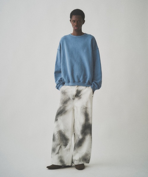 Juha(ユハ)の「FADE WASH PO(スウェット・メンズ・ブルー/チャコールグレー・4/3)」の7枚目の写真