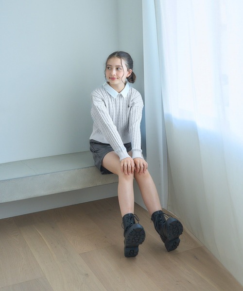 GLOBAL WORK（グローバルワーク）の「フェイクレザーショートパンツ/142648（その他パンツ・キッズ・ブラック系その他・120cm/130cm/140cm/150cm/160cm）」の19枚目の写真