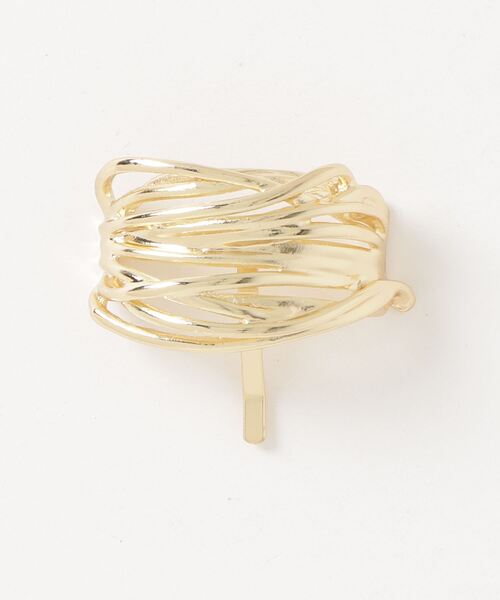 poiregnee（ポワニェ）の「［select］ドローイング ヘアカフ（ヘアピン・レディース・ゴールド/シルバー・FREE）」の4枚目の写真