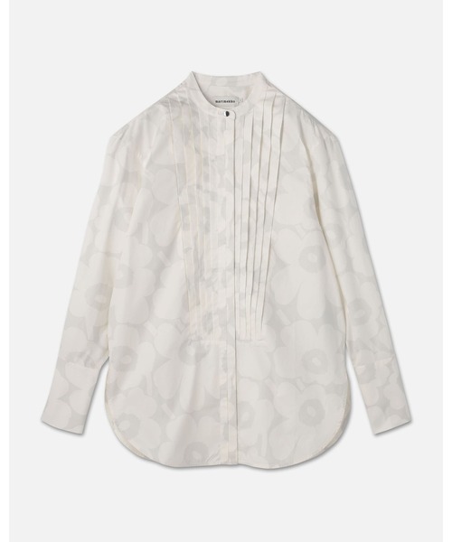 marimekko（マリメッコ）の「Heti Unikko /co poplin　blouse（シャツ/ブラウス・レディース・ホワイト・40/38/42/36/34）」の10枚目の写真
