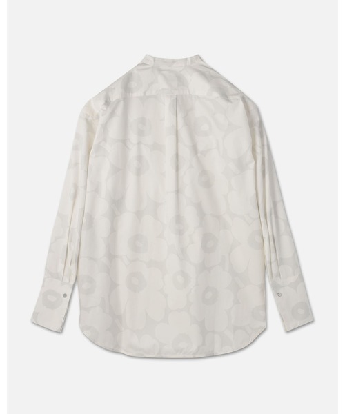 marimekko（マリメッコ）の「Heti Unikko /co poplin　blouse（シャツ/ブラウス・レディース・ホワイト・40/38/42/36/34）」の11枚目の写真