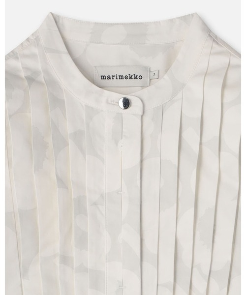 marimekko（マリメッコ）の「Heti Unikko /co poplin　blouse（シャツ/ブラウス・レディース・ホワイト・40/38/42/36/34）」の12枚目の写真