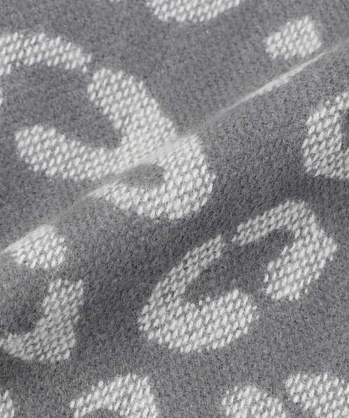 MONO　COMME CA（モノコムサ）の「レオパード柄ストール（ストール/ショール・レディース・ベージュ/グレー・FREE）」の9枚目の写真