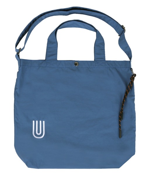 UNIVERSAL OVERALL(ユニバーサルオーバーオール)の「追加【UNIVERSAL OVERALL/ユニバーサルオーバーオール】ナイロン2WAY ショルダーバッグ / トートバッグ / A4可(トートバッグ・レディース・ブルー/ライトグレー/ブラック/カーキ/アイボリー・フリー)」の12枚目の写真