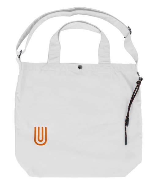 UNIVERSAL OVERALL(ユニバーサルオーバーオール)の「追加【UNIVERSAL OVERALL/ユニバーサルオーバーオール】ナイロン2WAY ショルダーバッグ / トートバッグ / A4可(トートバッグ・レディース・ブルー/ライトグレー/ブラック/カーキ/アイボリー・フリー)」の7枚目の写真