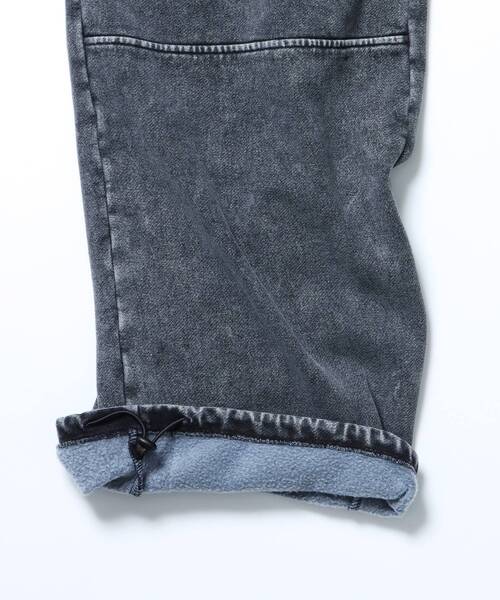 【SEQUENZ（シークエンズ）】DOUBLE KNEE WASHED SWEAT PANTS / スノーウォッシュ加工 刺繍 オーバーサイズ ヴィンテージライク 刺繍 裏起毛 【セットアップ対応】（スウェットパンツ）｜SEQUENZ（シークエンズ）