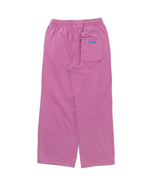 【SEQUENZ（シークエンズ）】DOUBLE KNEE WASHED SWEAT PANTS / スノーウォッシュ加工 刺繍 オーバーサイズ ヴィンテージライク 刺繍 裏起毛 【セットアップ対応】（スウェットパンツ）｜SEQUENZ（シークエンズ）