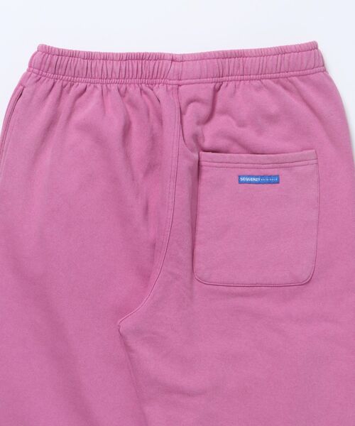 【SEQUENZ（シークエンズ）】DOUBLE KNEE WASHED SWEAT PANTS / スノーウォッシュ加工 刺繍 オーバーサイズ ヴィンテージライク 刺繍 裏起毛 【セットアップ対応】（スウェットパンツ）｜SEQUENZ（シークエンズ）