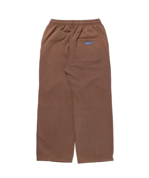 【SEQUENZ（シークエンズ）】DOUBLE KNEE WASHED SWEAT PANTS / スノーウォッシュ加工 刺繍 オーバーサイズ ヴィンテージライク 刺繍 裏起毛 【セットアップ対応】（スウェットパンツ）｜SEQUENZ（シークエンズ）